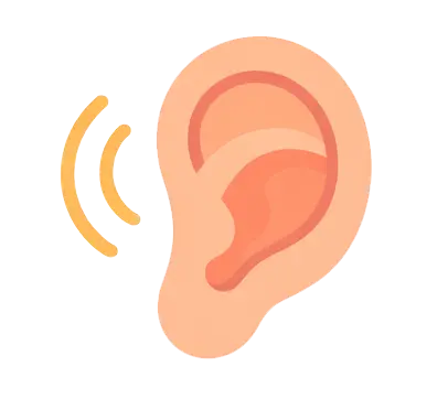 sense of hearing graphic