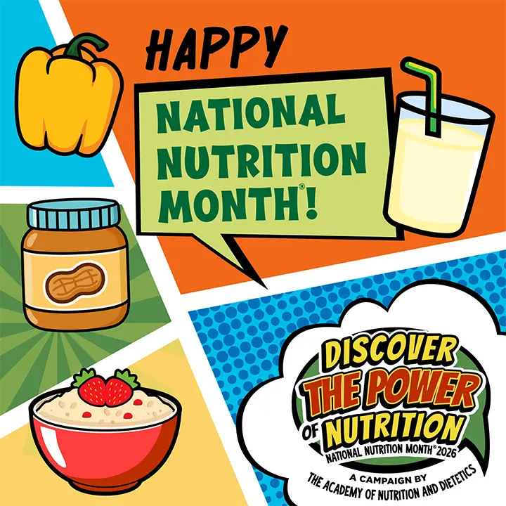 national nutrition month graphic